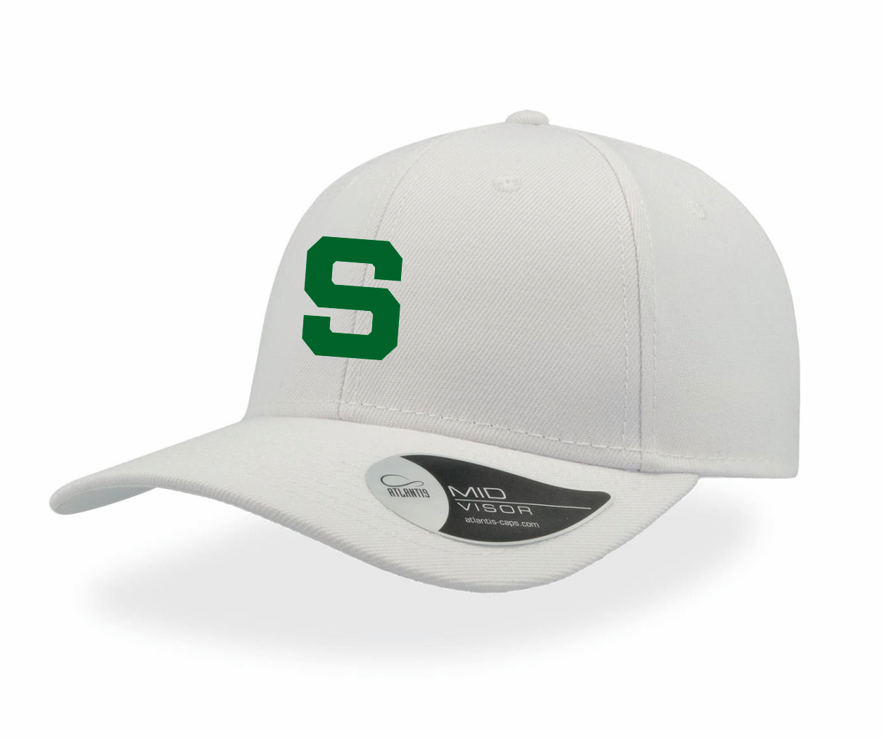 Swans White 'S' Cap by Classic