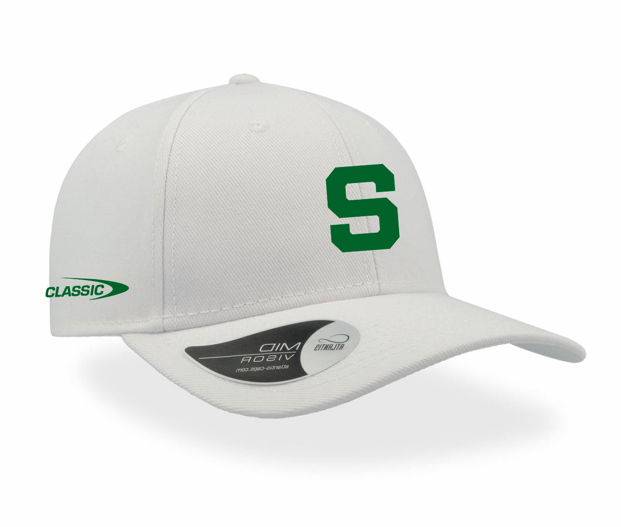 Swans White 'S' Cap by Classic