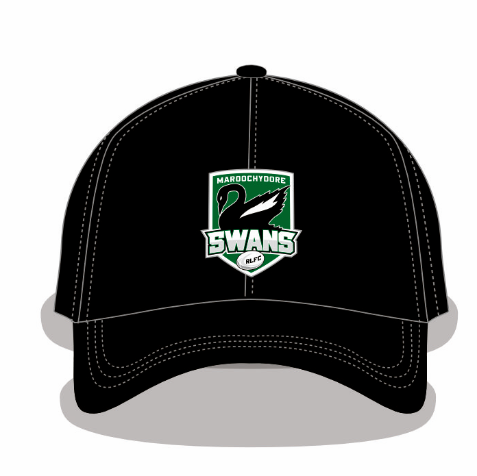 Swans Black Training Cap by Classic
