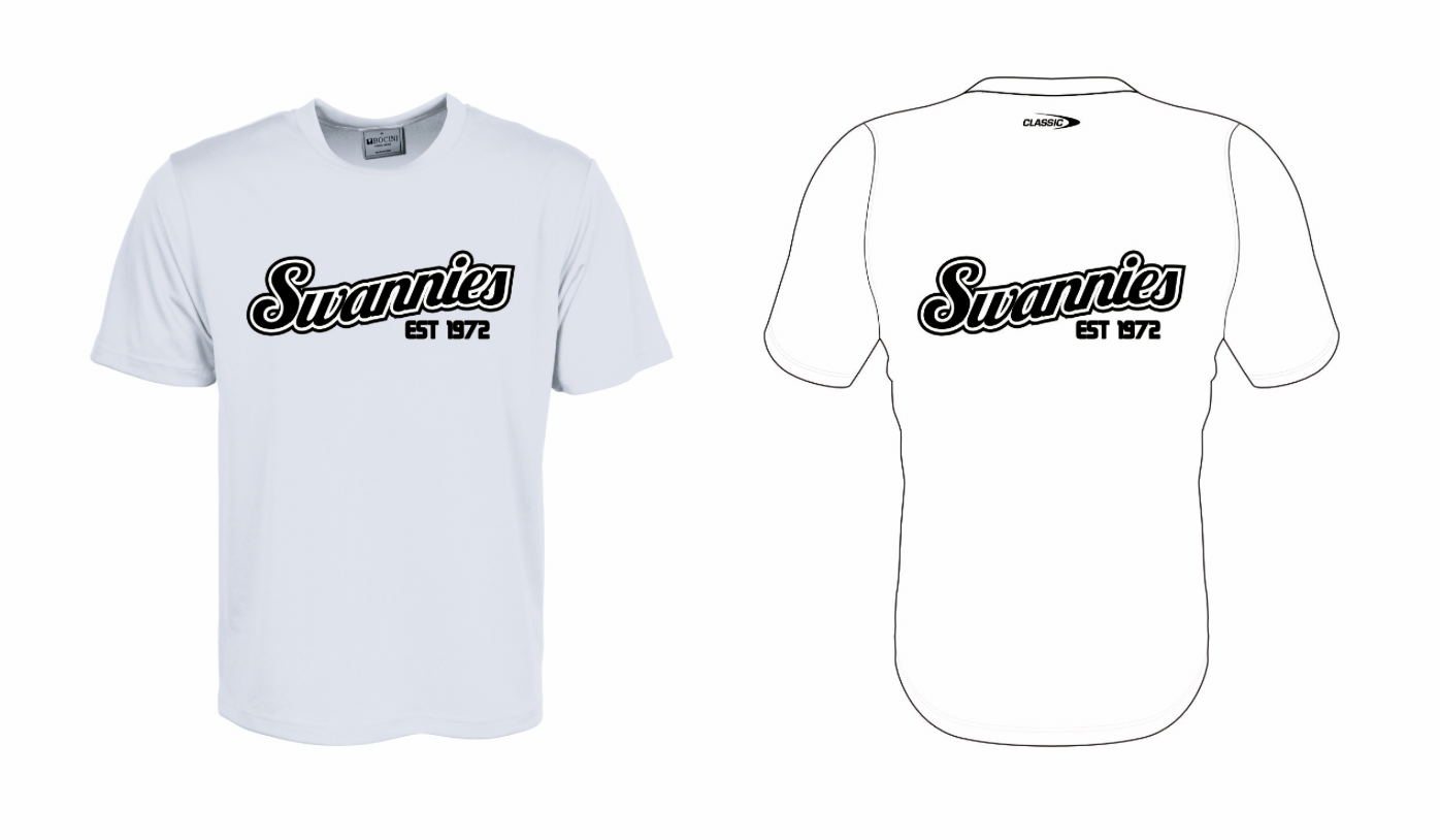 Swannies logo T Shirt by Classic